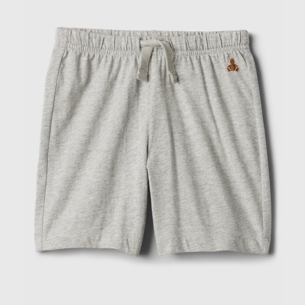NWT babyGap Jersey Pull-On Shorts - gray